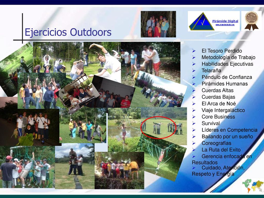 Ejercicios Outdoors El Tesoro Perdido Metodología de Trabajo