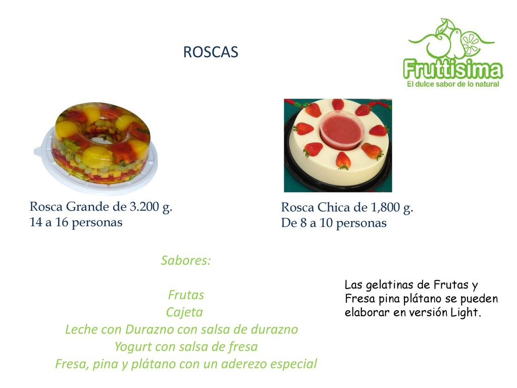 ROSCAS Sabores: Frutas Cajeta Leche con Durazno con salsa de durazno
