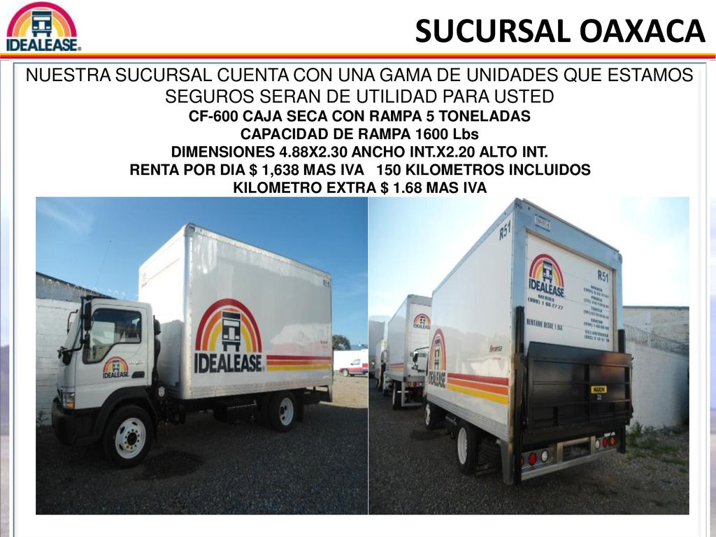 SUCURSAL OAXACA NUESTRA SUCURSAL CUENTA CON UNA GAMA DE UNIDADES QUE ESTAMOS. SEGUROS SERAN DE UTILIDAD PARA USTED.