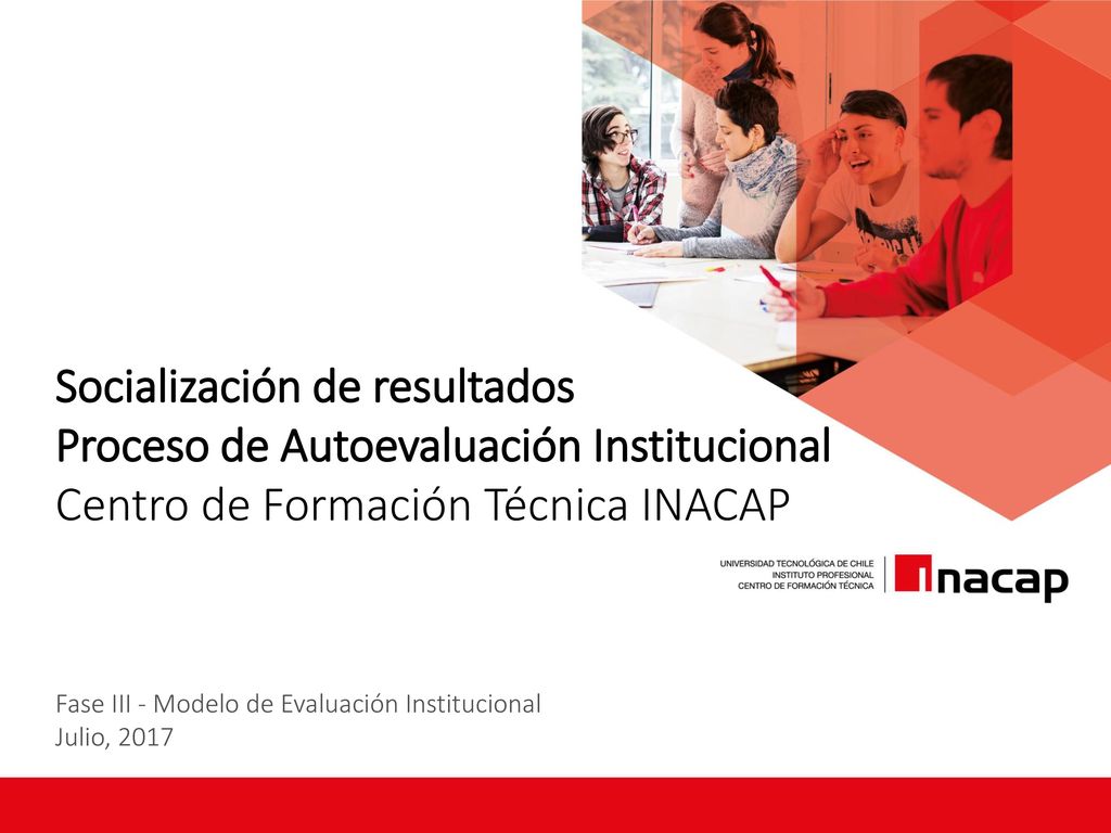 Socialización de resultados Proceso de Autoevaluación Institucional Centro de Formación Técnica INACAP