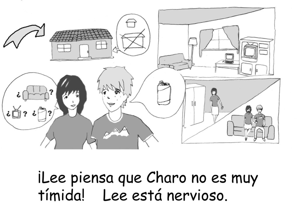 ¡Lee piensa que Charo no es muy tímida! Lee está nervioso.