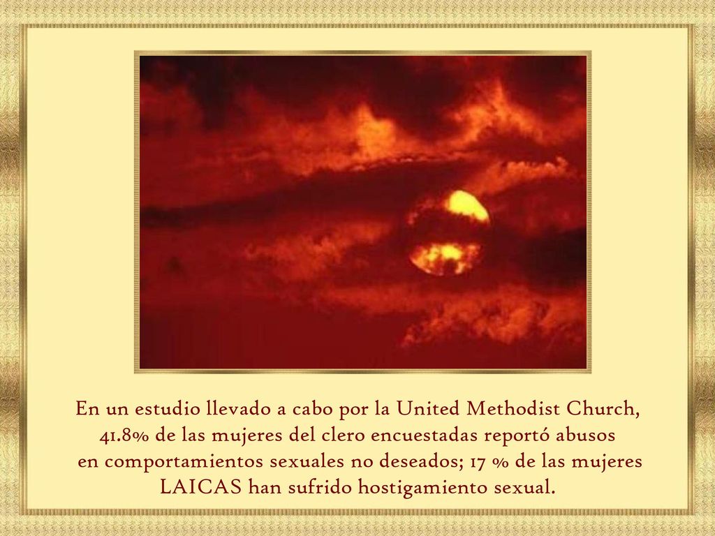 En un estudio llevado a cabo por la United Methodist Church,