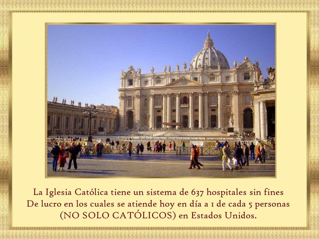La Iglesia Católica tiene un sistema de 637 hospitales sin fines