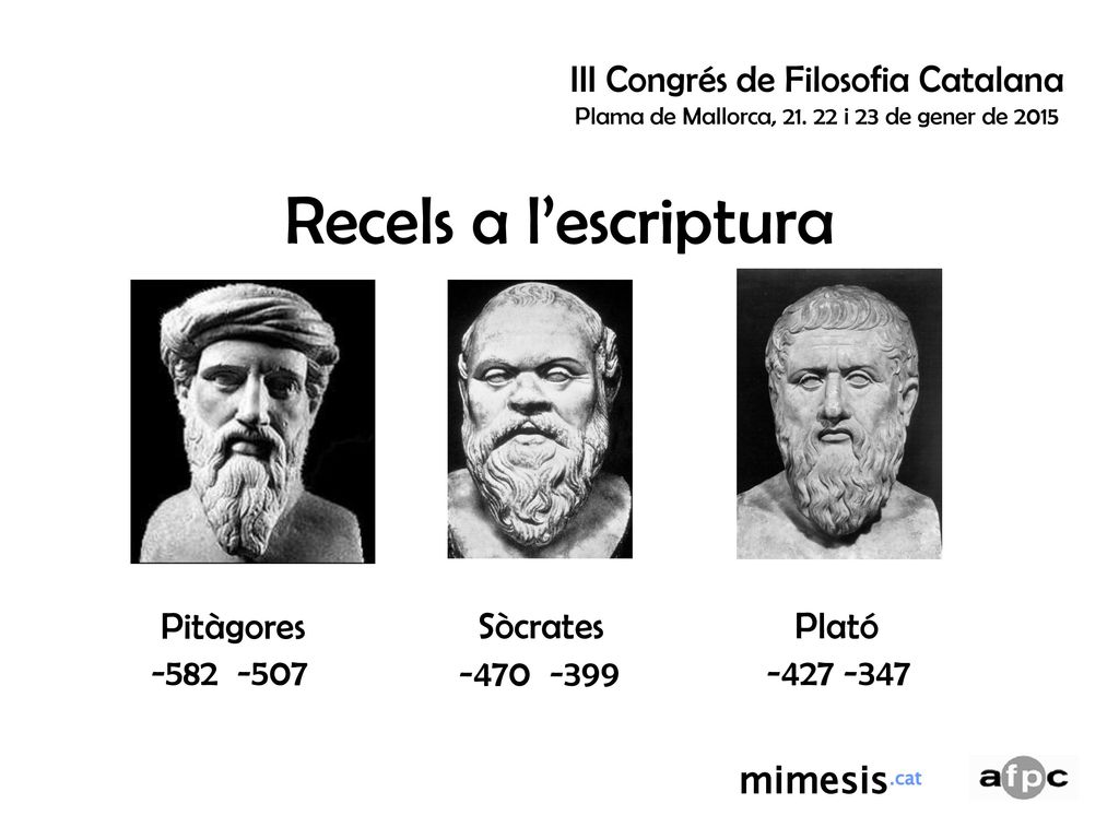 III Congrés de Filosofia Catalana Plama de Mallorca, 21