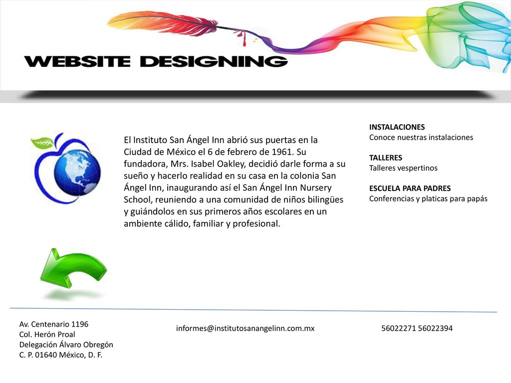 INSTALACIONES Conoce nuestras instalaciones. TALLERES. Talleres vespertinos. ESCUELA PARA PADRES.