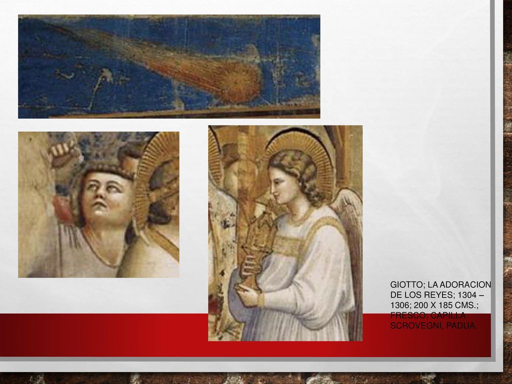 GIOTTO; LA ADORACION DE LOS REYES; 1304 – 1306; 200 X 185 CMS