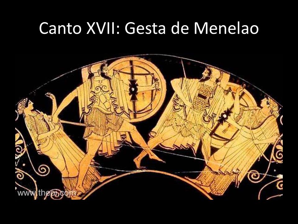 Canto XVII: Gesta de Menelao