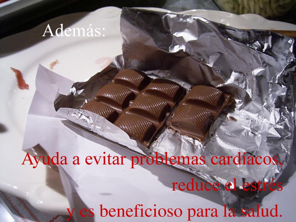 Además: Ayuda a evitar problemas cardíacos, reduce el estrés y es beneficioso para la salud.