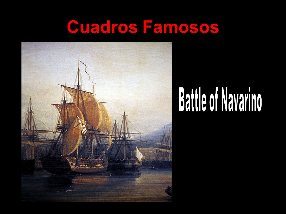 Cuadros Famosos Battle of Navarino