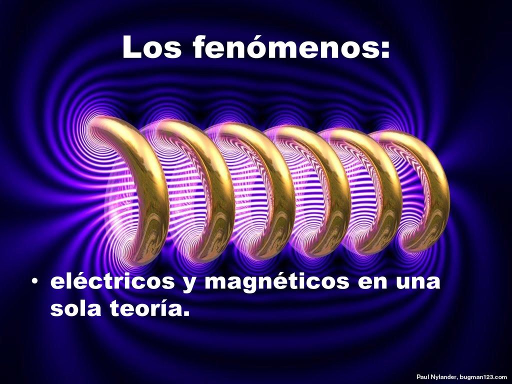 Los fenómenos: eléctricos y magnéticos en una sola teoría.