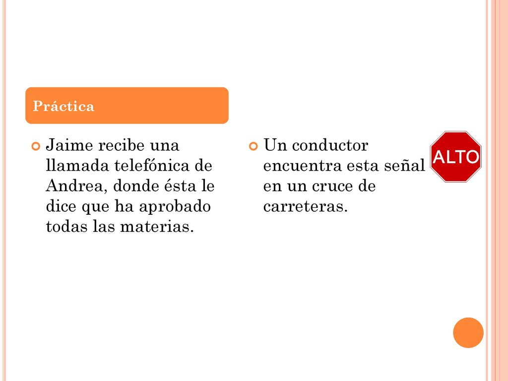Un conductor encuentra esta señal en un cruce de carreteras.