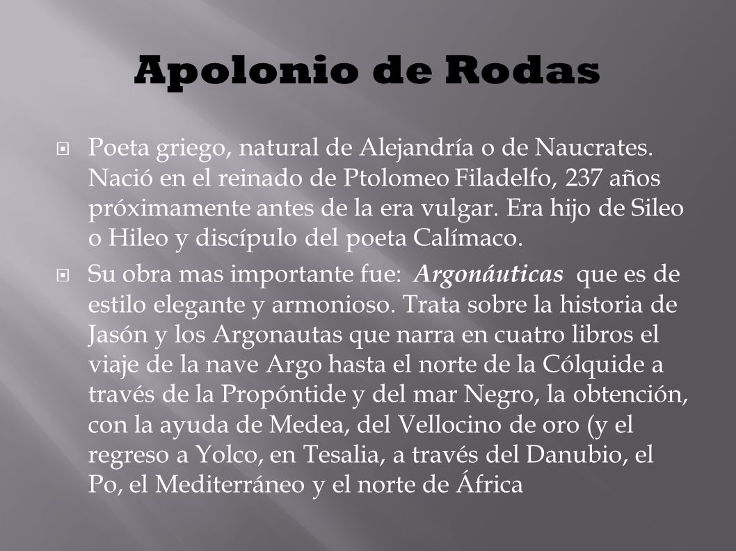 Apolonio de Rodas
