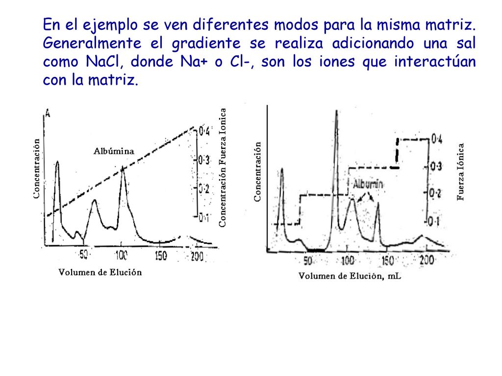 En el ejemplo se ven diferentes modos para la misma matriz