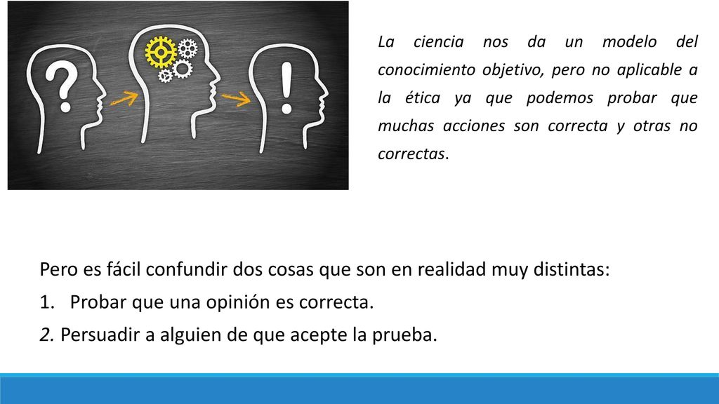 Pero es fácil confundir dos cosas que son en realidad muy distintas: