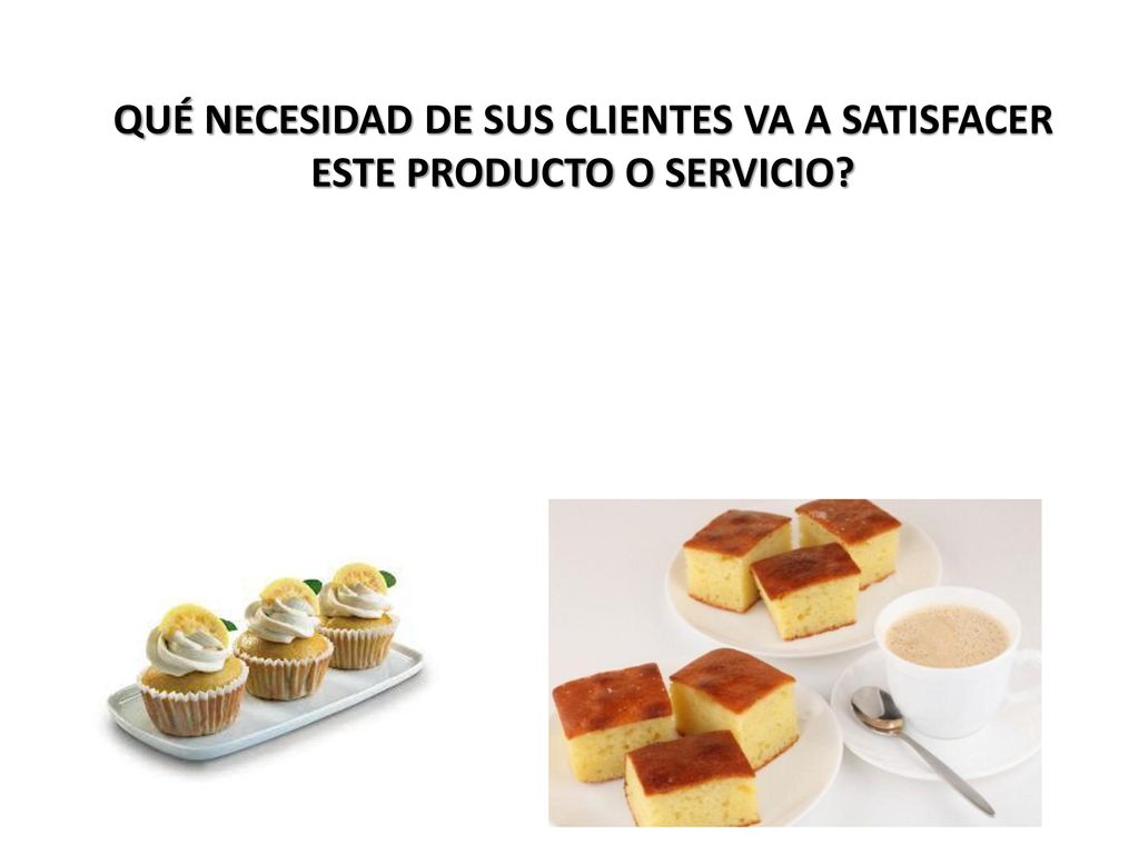 QUÉ NECESIDAD DE SUS CLIENTES VA A SATISFACER ESTE PRODUCTO O SERVICIO