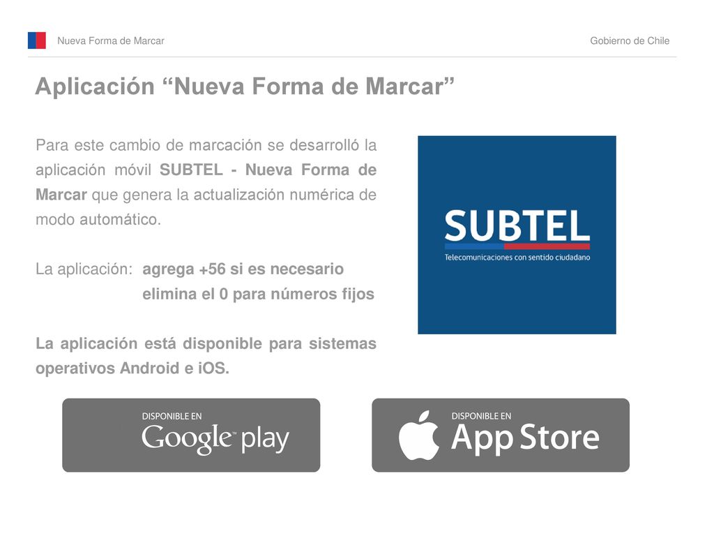 Aplicación Nueva Forma de Marcar