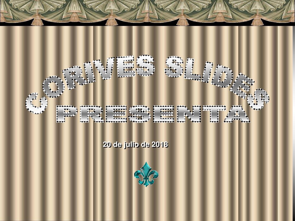 CORIVES SLIDES PRESENTA 20 de julio de 2018