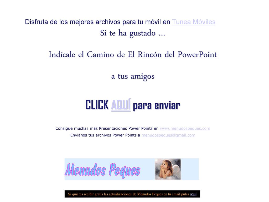 Indícale el Camino de El Rincón del PowerPoint a tus amigos