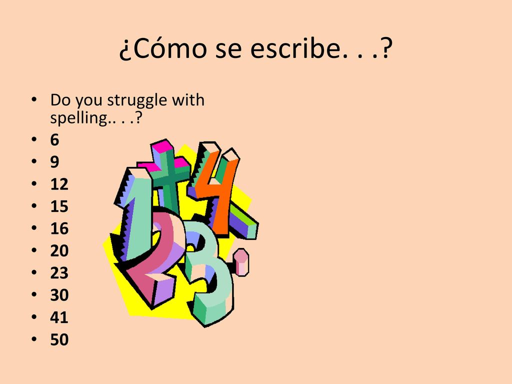 ¿Cómo se escribe. . . Do you struggle with spelling