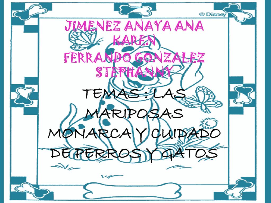 TEMAS : LAS MARIPOSAS MONARCA Y CUIDADO DE PERROS Y GATOS