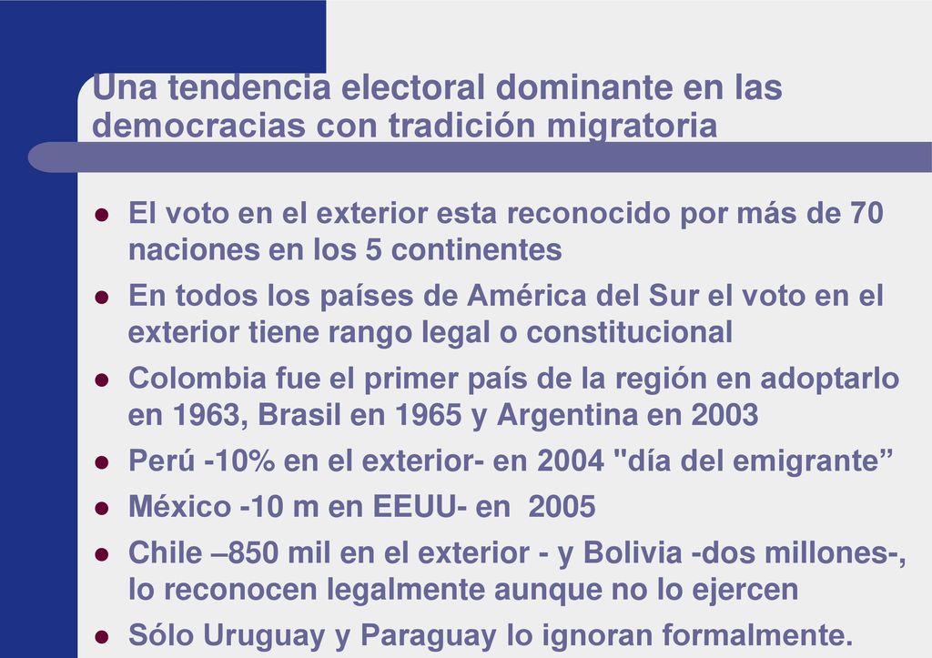 Una tendencia electoral dominante en las democracias con tradición migratoria