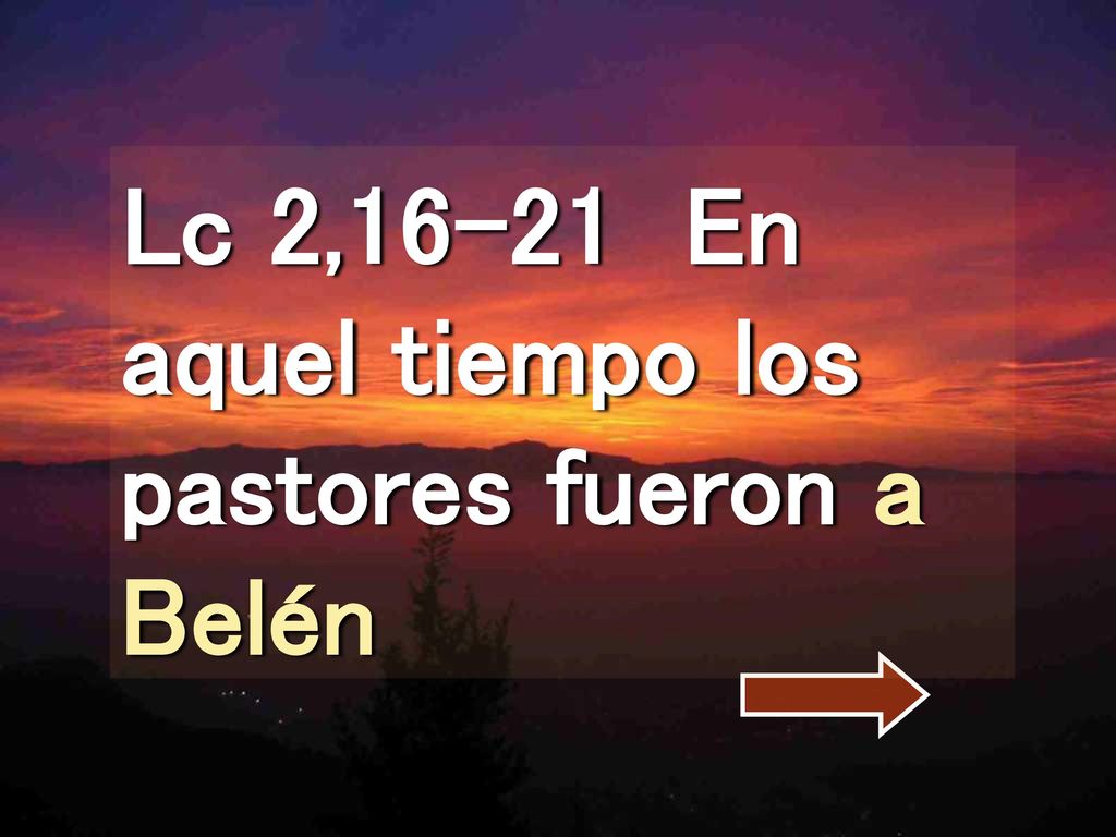Lc 2,16-21 En aquel tiempo los pastores fueron a Belén