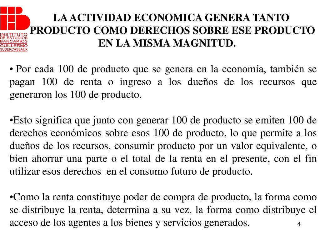 PRODUCTO COMO DERECHOS SOBRE ESE PRODUCTO