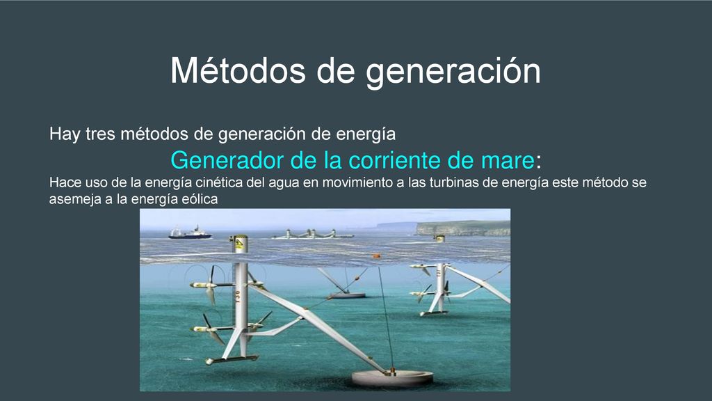 Generador de la corriente de mare: