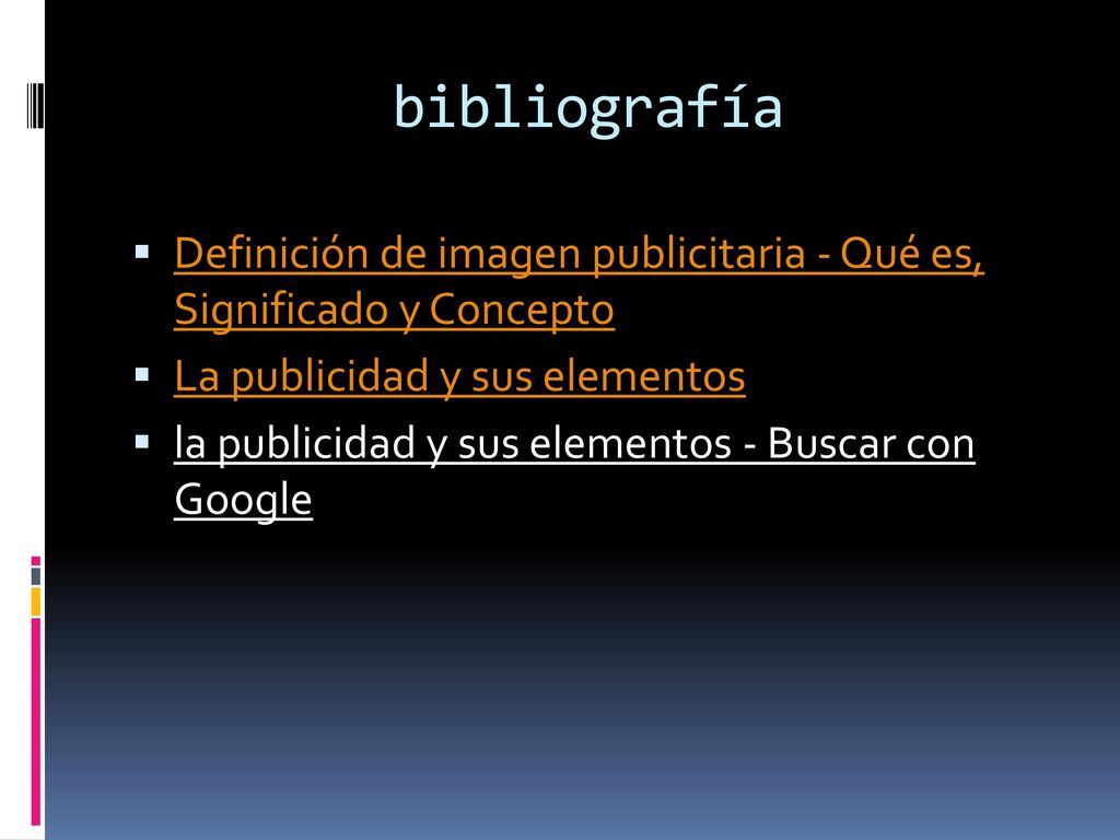 bibliografía Definición de imagen publicitaria - Qué es, Significado y Concepto. La publicidad y sus elementos.