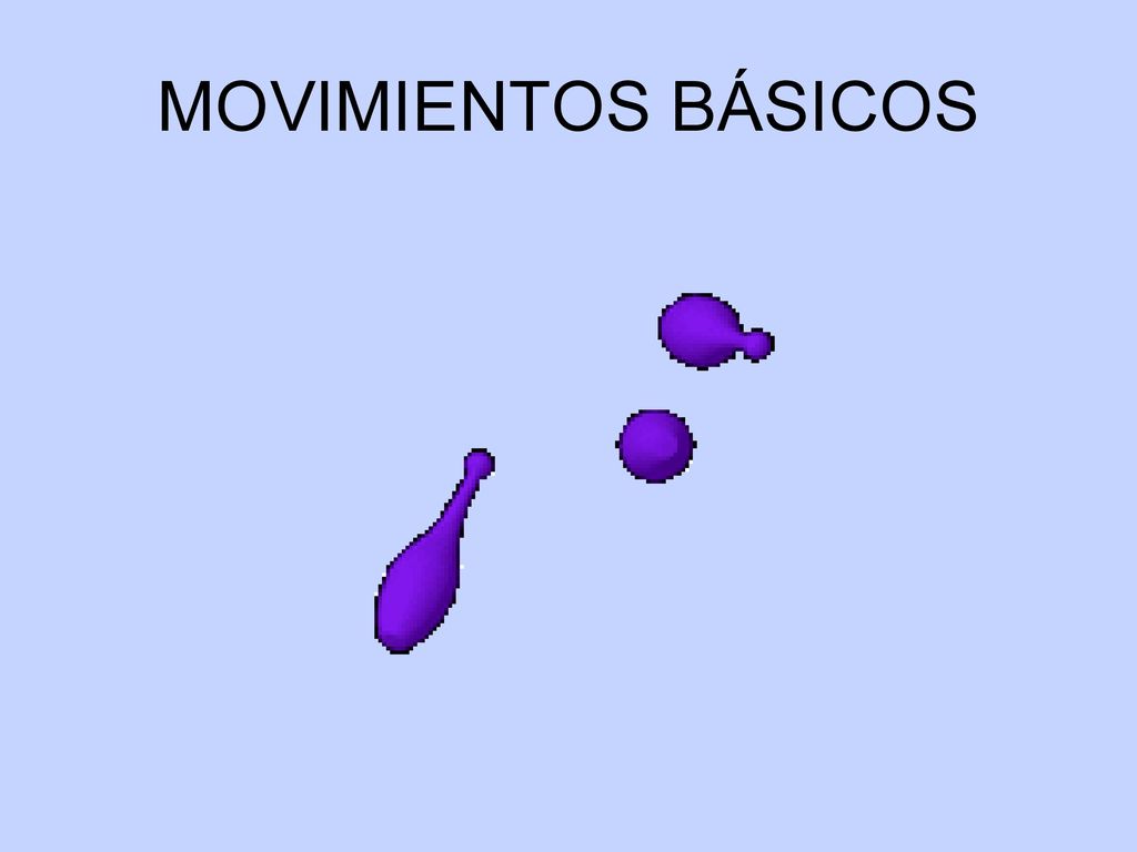 MOVIMIENTOS BÁSICOS Observamos unas mazas en movimiento y vemos que el se mueven igual que las pelotas pero con un giro sobre su eje.