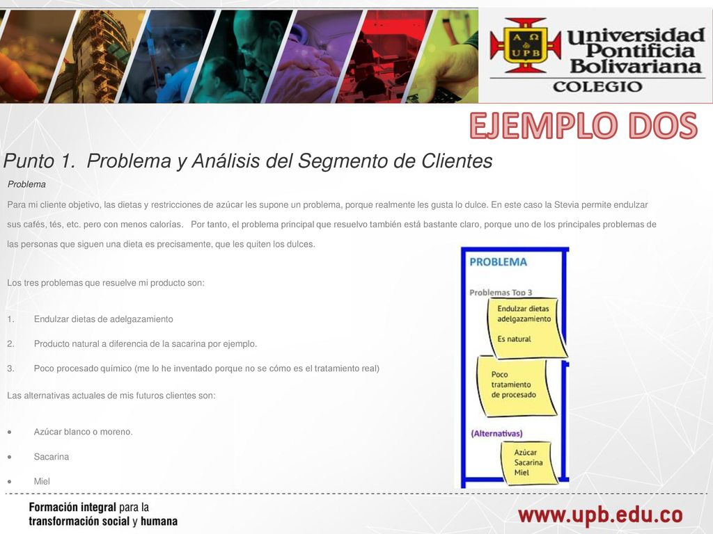 EJEMPLO DOS Punto 1. Problema y Análisis del Segmento de Clientes