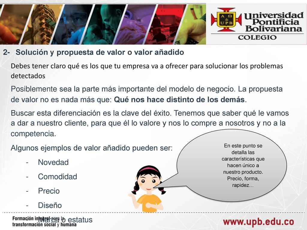 2- Solución y propuesta de valor o valor añadido