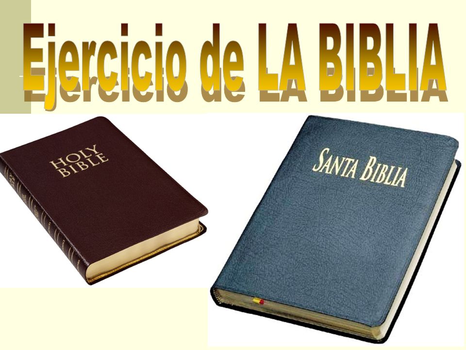 Ejercicio de LA BIBLIA