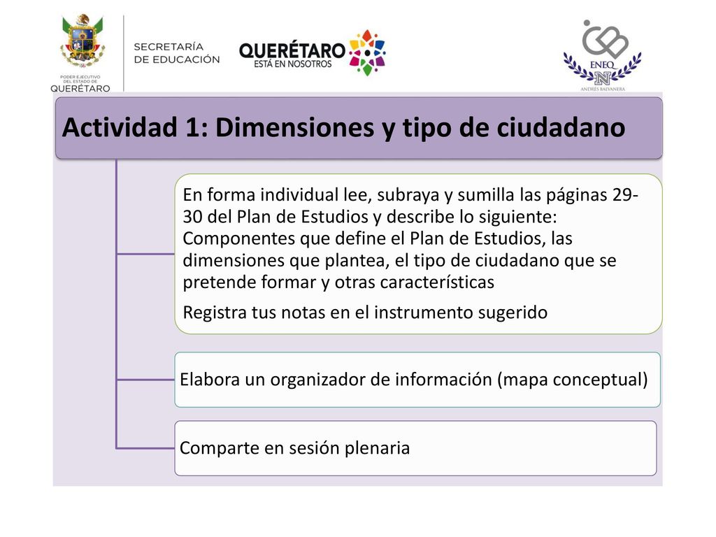 Actividad 1: Dimensiones y tipo de ciudadano