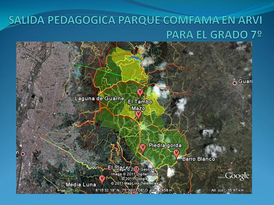 SALIDA PEDAGOGICA PARQUE COMFAMA EN ARVI PARA EL GRADO 7º