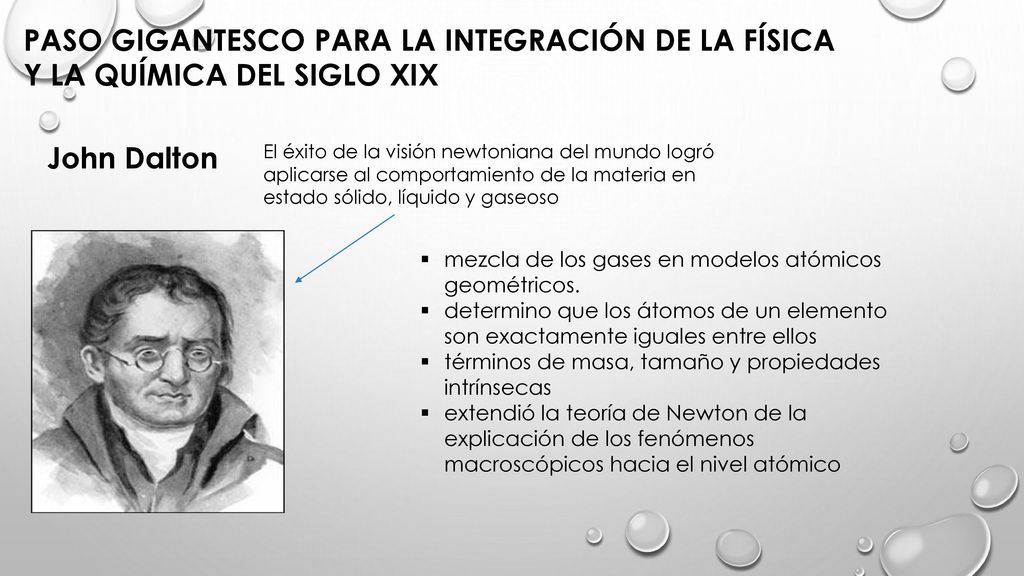 PASO GIGANTESCO PARA LA INTEGRACIÓN DE LA FÍSICA Y LA QUÍMICA DEL SIGLO XIX