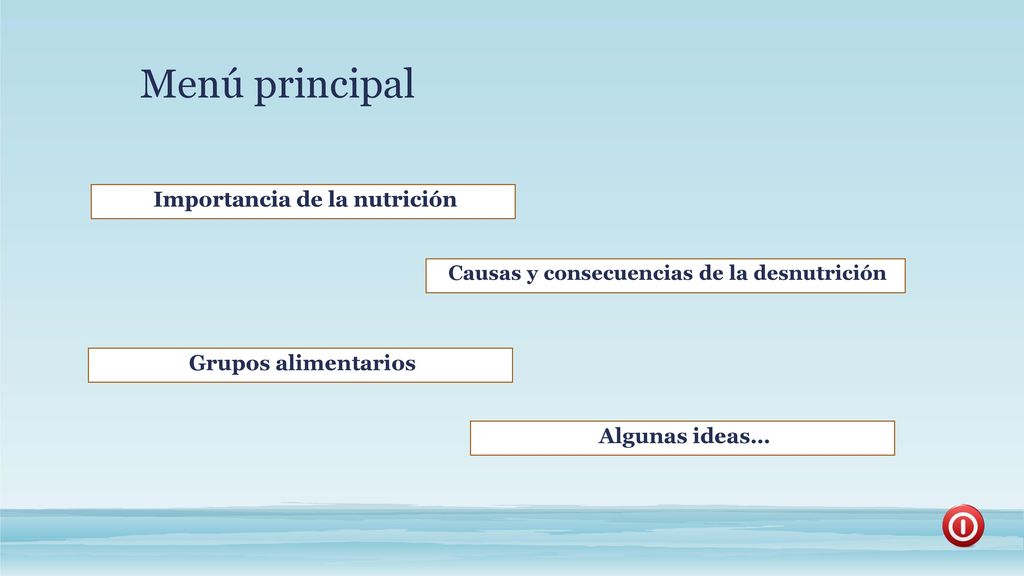 Importancia de la nutrición Causas y consecuencias de la desnutrición