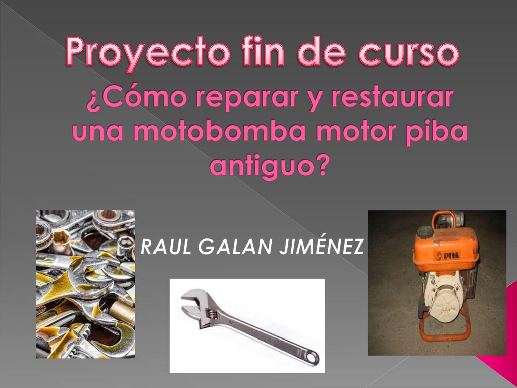 ¿Cómo reparar y restaurar una motobomba motor piba antiguo