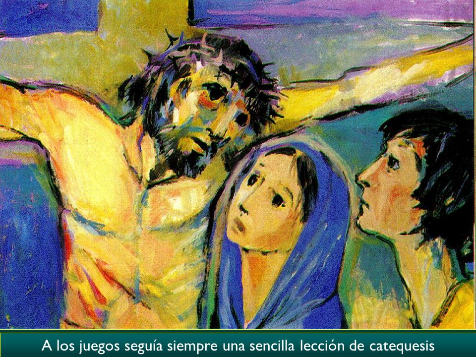 A los juegos seguía siempre una sencilla lección de catequesis