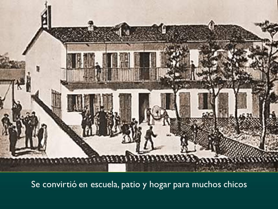 Se convirtió en escuela, patio y hogar para muchos chicos