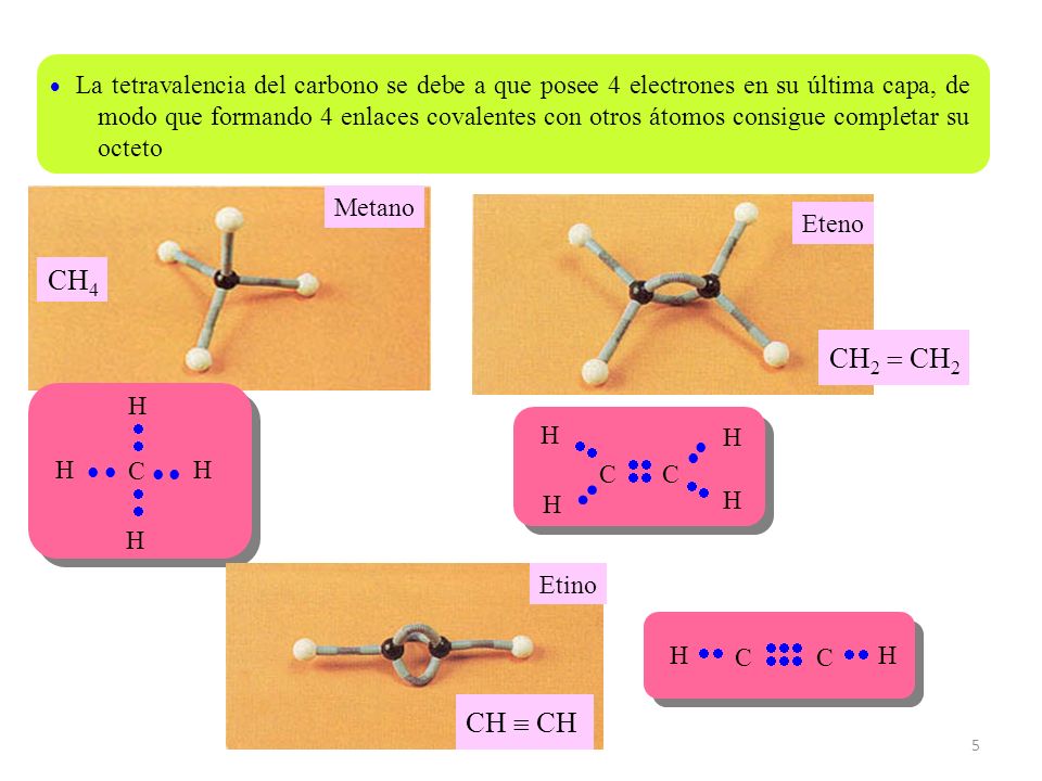 La tetravalencia del carbono se debe a que posee 4 electrones en su última capa, de modo que formando 4 enlaces covalentes con otros átomos consigue completar su octeto