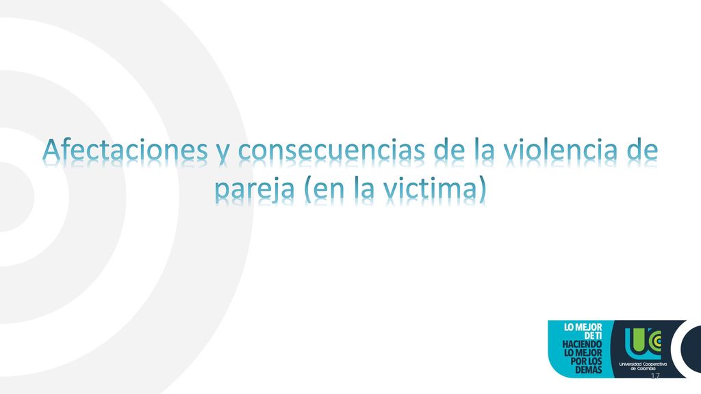 Afectaciones y consecuencias de la violencia de pareja (en la victima)