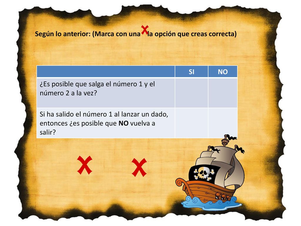 Según lo anterior: (Marca con una la opción que creas correcta)