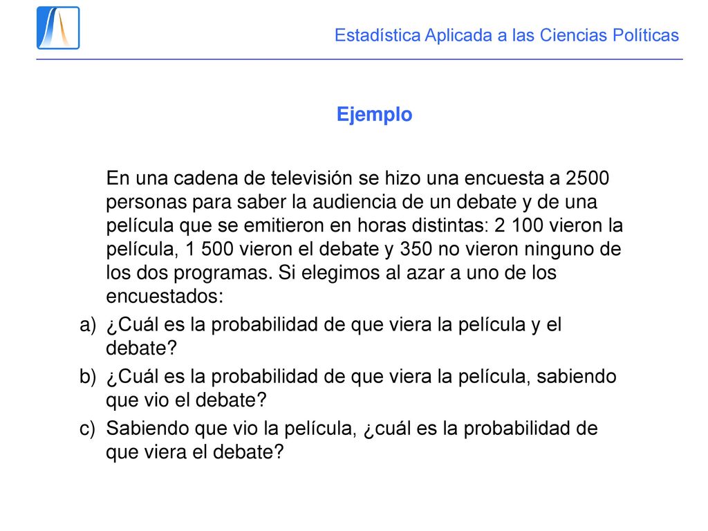 ¿Cuál es la probabilidad de que viera la película y el debate