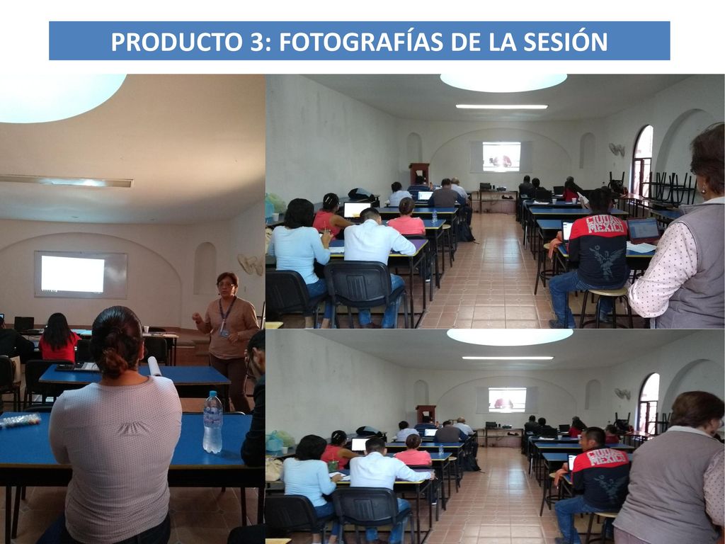 PRODUCTO 3: FOTOGRAFÍAS DE LA SESIÓN
