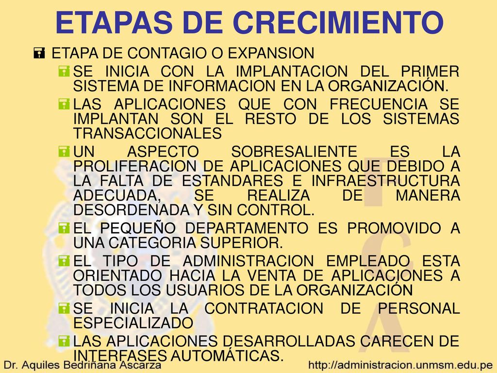 ETAPAS DE CRECIMIENTO ETAPA DE CONTAGIO O EXPANSION