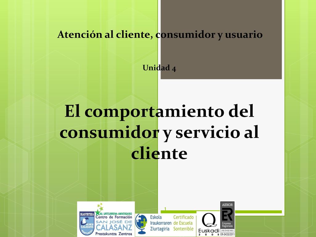 El comportamiento del consumidor y servicio al cliente