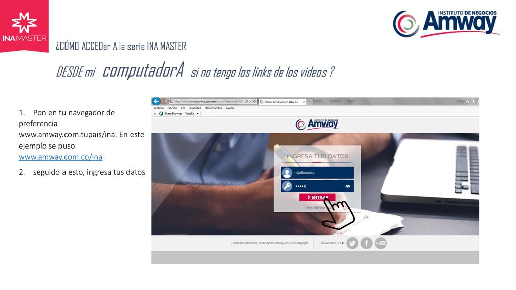 DESDE mi computadorA si no tengo los links de los videos