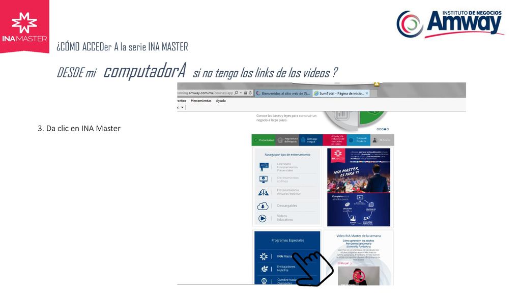 DESDE mi computadorA si no tengo los links de los videos