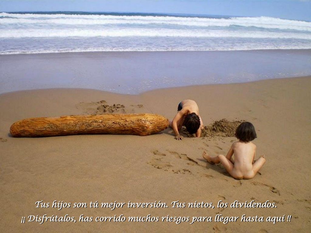 Tus hijos son tú mejor inversión. Tus nietos, los dividendos.